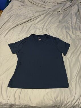 all in motion Navy Short-Sleeve Performance Tee